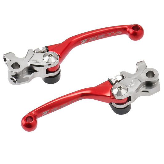 ZETA LEVER SET PIVOT | BRAKETEC/GASGAS '21- | FORGED | RED