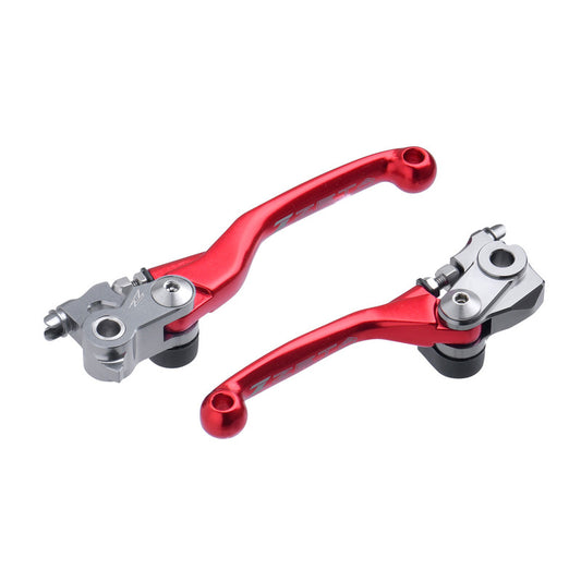 ZETA LEVER SET PIVOT | KX250F/450F'05-12 | FORGED | RED